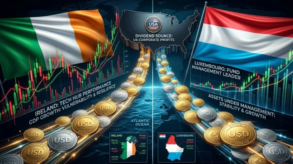 Confronto fiscale tra ETF domiciliati in Irlanda e in Lussemburgo per l'investitore