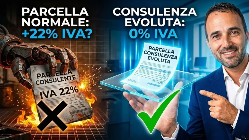 Confronto IVA tra parcella del consulente autonomo e consulenza evoluta esente
