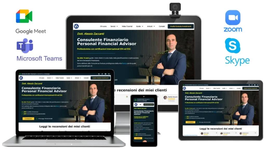 Consulenza finanziaria Fineco online in tutta Italia con Alessio Zaccanti