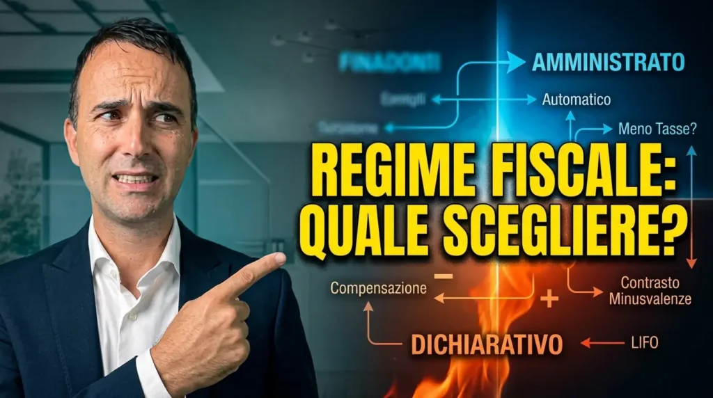 Confronto tra regime amministrato e regime dichiarativo per il conto titoli