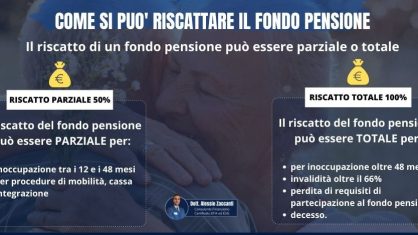 riscatto del fondo pensione